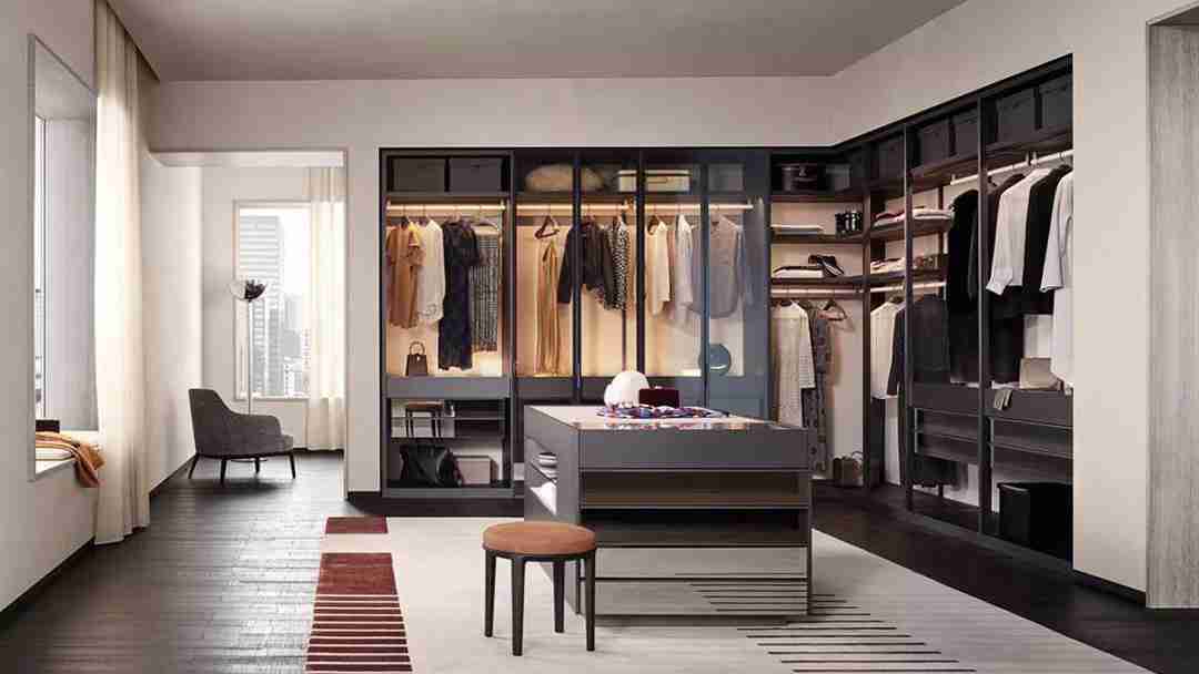 极简风格-衣帽间