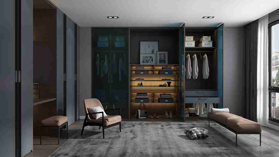 现代风格-衣帽间